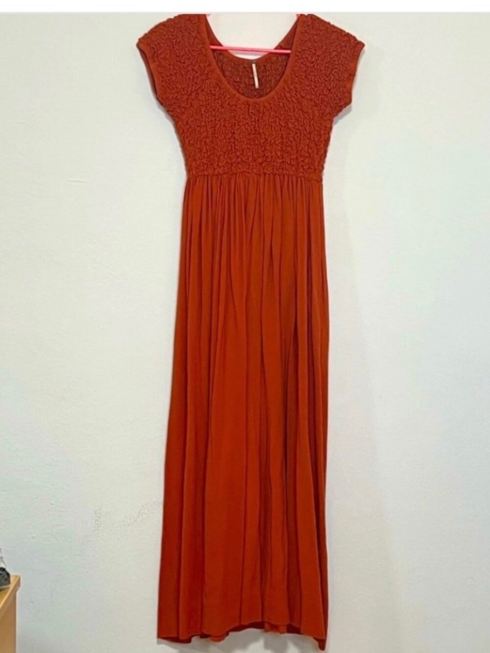 Anthropologie maxi dress with pockets